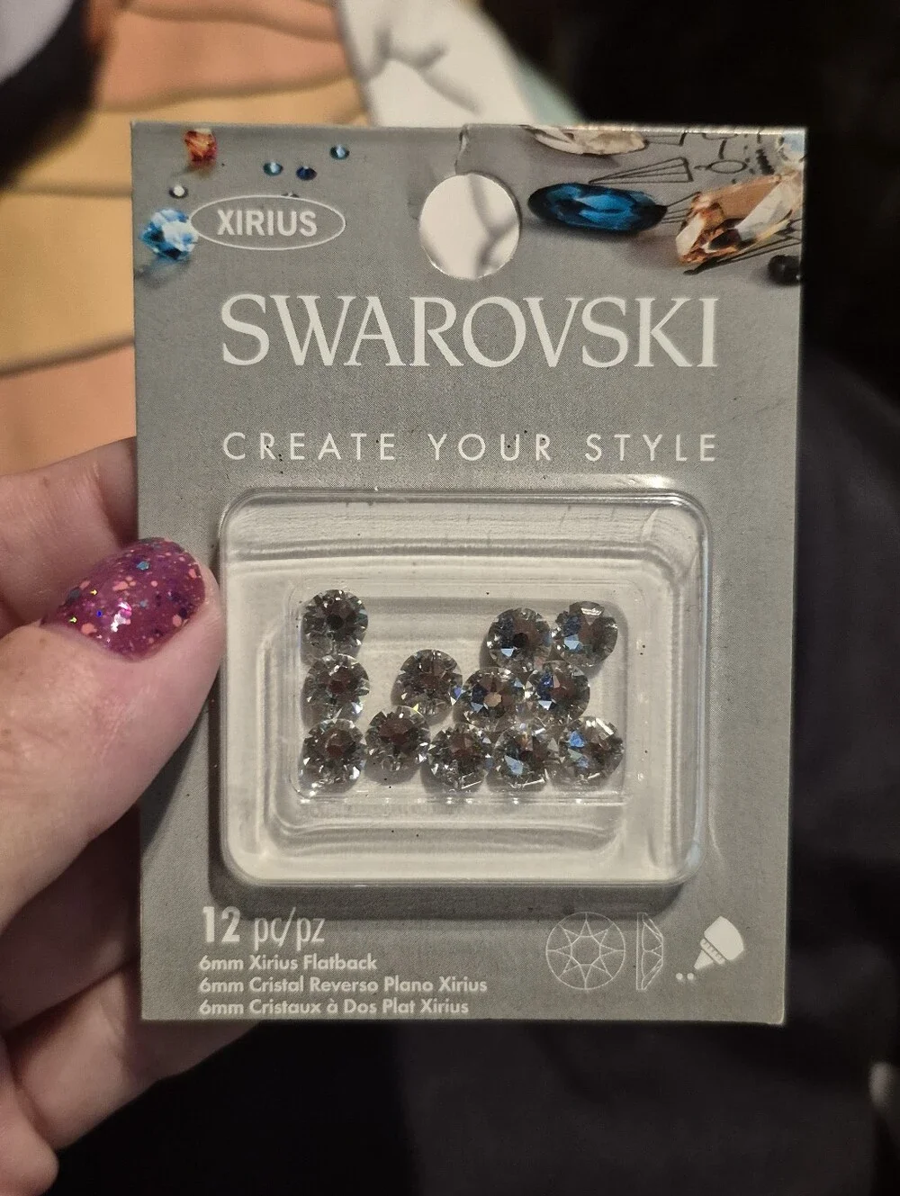 Swarovski Xirius Crstyals 12 piece Flatback Create Your Style NWT